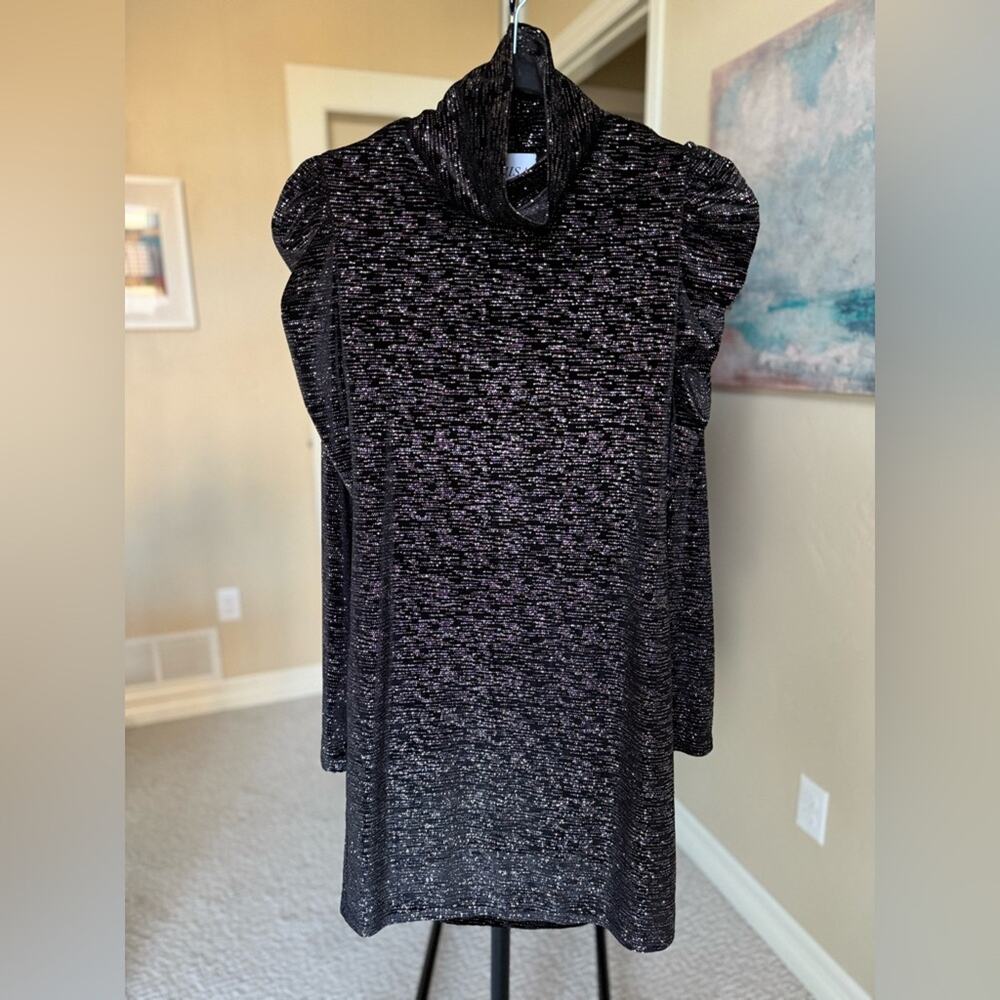 Women’s MISA Los Angeles Stormi Sparkle Dress in Black Size Small